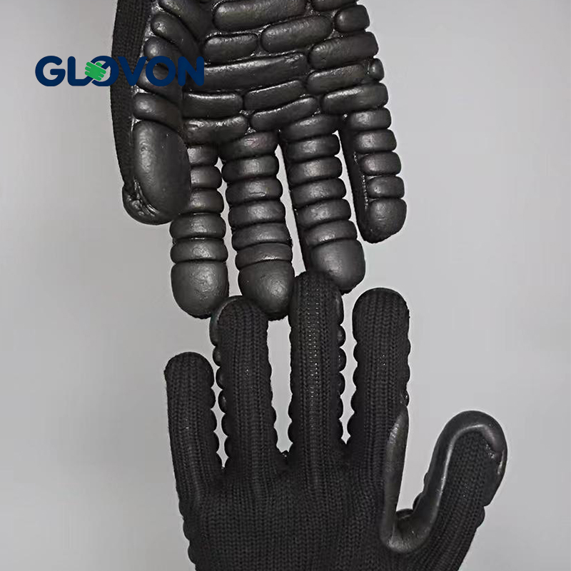 Wholesale Anti Vibration Impact Protection Shock Absorbing Safety Gloves for Mechanic Power Tools