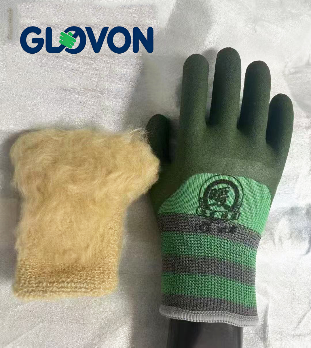 Winter Waterproof Cashmere Lining Safety Gloves
